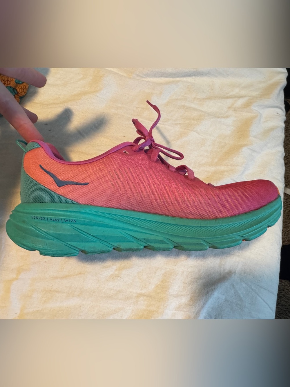 HOKA Rincon 3 pink / aqua - Picture 5 of 6